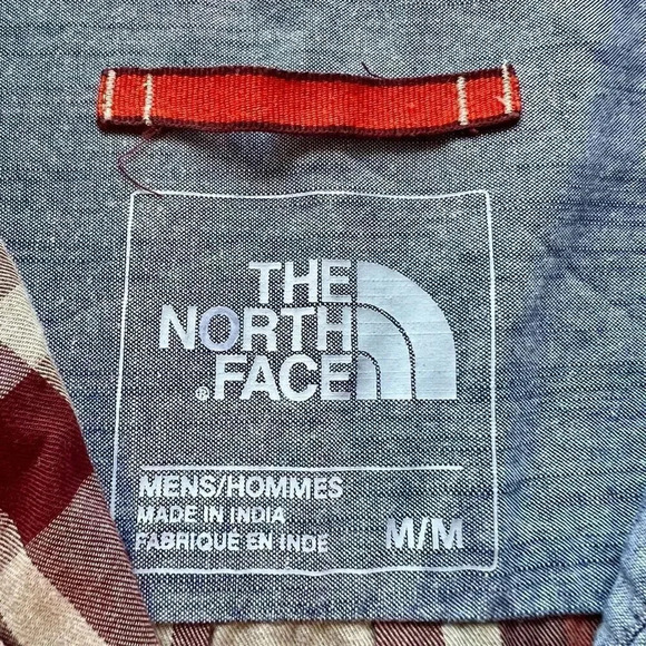 The North Face Men's Multicolor Plaid Long Sleeve Button Down Shirt‎ Size Medium - Picture 3 of 12